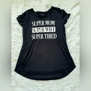 apt 9 short sleeve graphic top